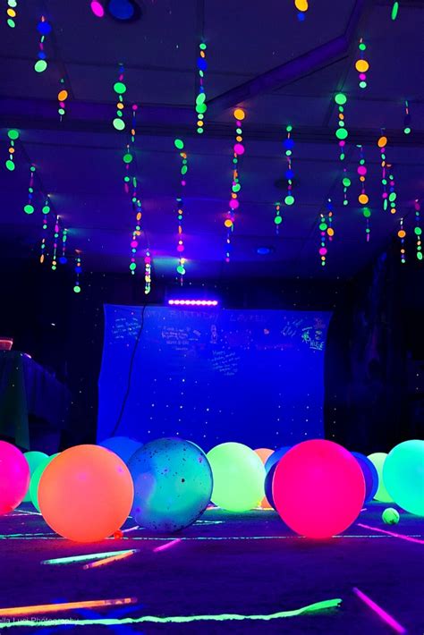 Glow Party Decorations UV Reflective Glow Party Decor Black - Etsy | Neon party, Glow birthday ...