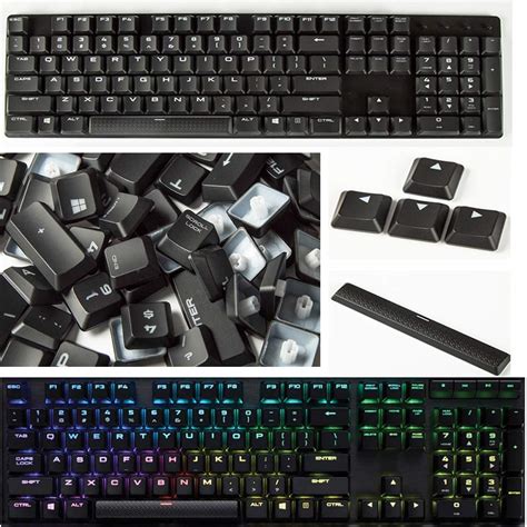 Buy luo Suitable for Corsair K70 RGB MK.2 Slim Mechanical Keyboard keycaps (104 Keys are only ...