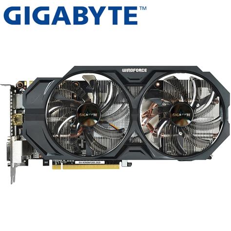 GIGABYTE Video Card Original GTX 760 2GB 256Bit GDDR5 Graphics Cards ...