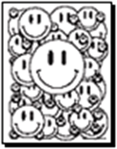 Smiley Face Coloring Pages (Printable)