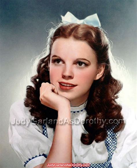 Portrait photos of stunning beauty Judy Garland as Dorothy