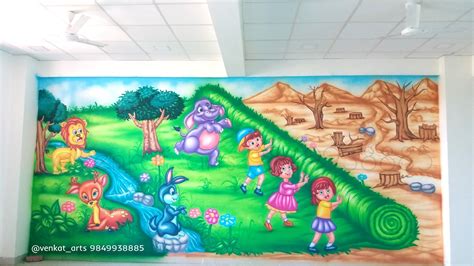 Pin de Venkat Arts en World Environment Day School Wall Painting, Save ...