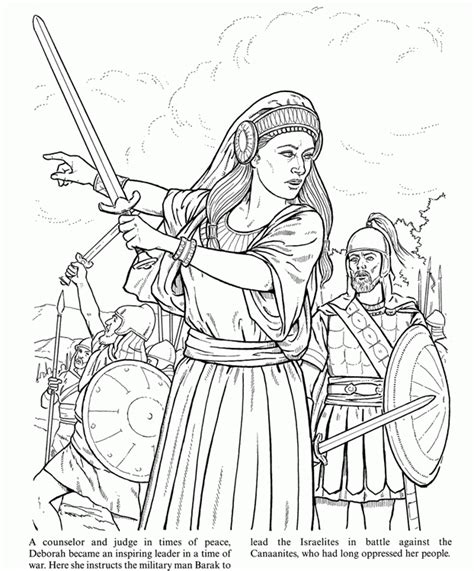 deborah coloring pages in the bible - Clip Art Library