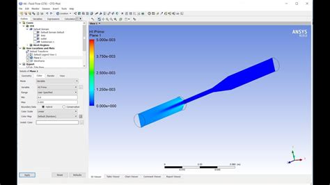 ANSYS CFD FDA Nozzle Part 3: Hemolysis Index calculation using CFX - YouTube