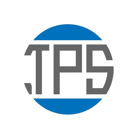 TPS letter logo design on white background. TPS creative initials circle logo concept. TPS ...