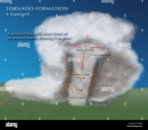 Tornado Formation Diagram