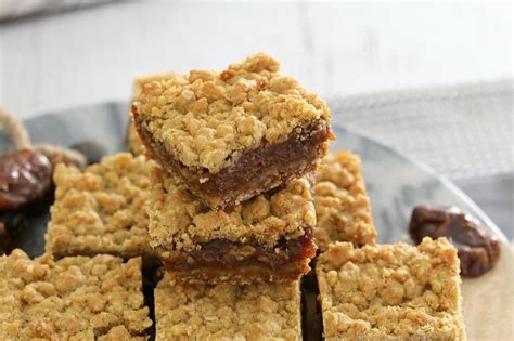 Oat & Date Crumble Slice | Classic Recipe - Bake Play Smile