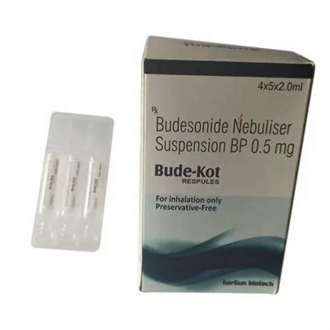 Budesonide Allopathic 0.5mg Bude-Kot Nebuliser Suspension for Inhalation Use, Packaging Size ...