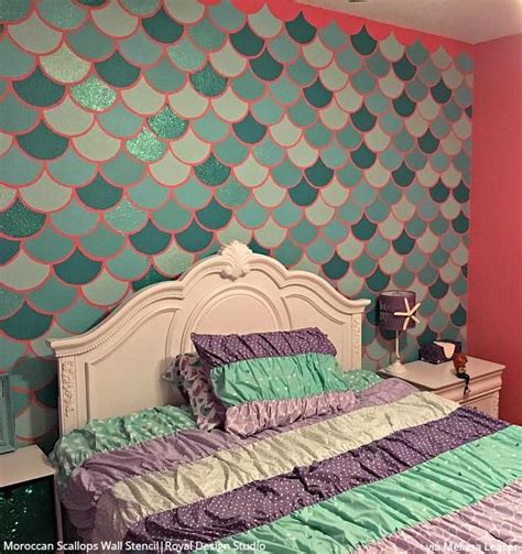 The #1 Thing You Need for a Mermaid Bedroom Wall Mural - DIY Home Decor ...