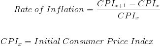 Rate of Inflation - Formula (with Calculator)