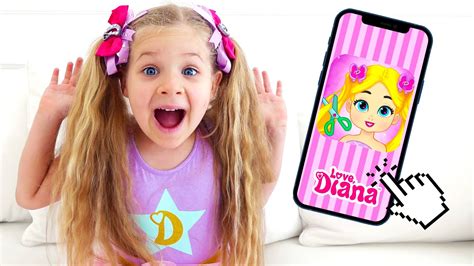 Diana and Roma play Love, Diana Dress Up - new game for kids - YouTube