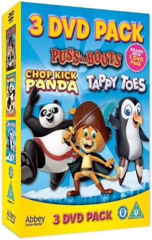 Chop Kick Panda/Puss In Boots - A Furry Tail/Tappy Toes [DVD]: Amazon ...