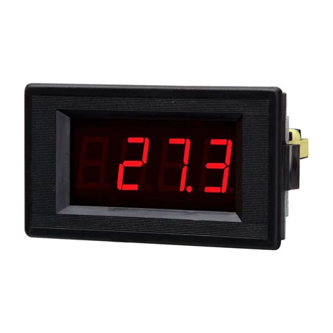 DPP5140AD DC watt meter 12V power digital panel meter 1000W Four digits Embedded installation-in ...