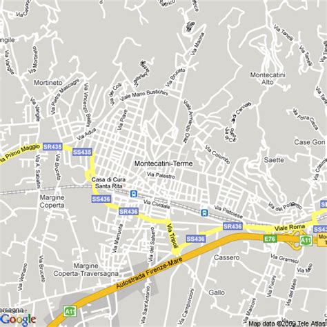 Map of Montecatini Terme, Italy | Hotels Accommodation