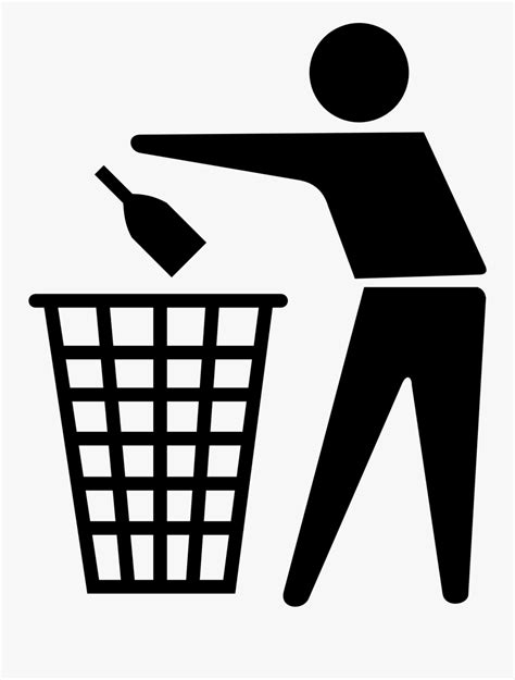 Throw In Dustbin Icon , Free Transparent Clipart - ClipartKey