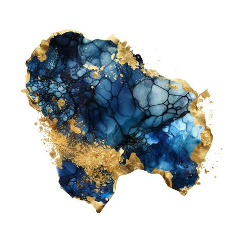 clip art dark blue alcohol ink with gold glitter - Clip Art Library