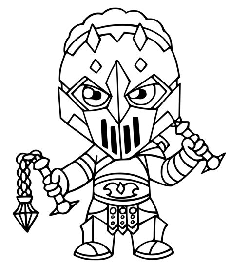 Fortnite Coloring Pages Chapter Season Menace Draw Site | Hot Sex Picture