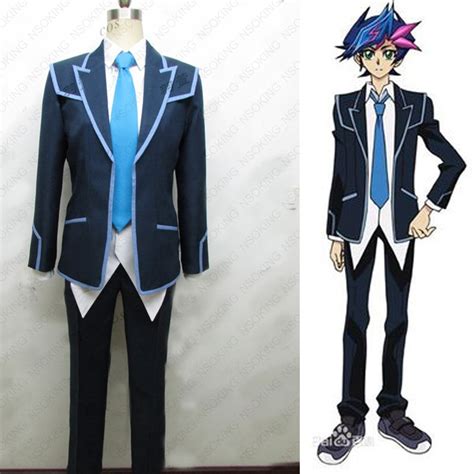 Anime Yu Gi Oh! VRAINS Yusaku Fujiki Cosplay Costume Tailor Made-in Anime Costumes from Novelty ...