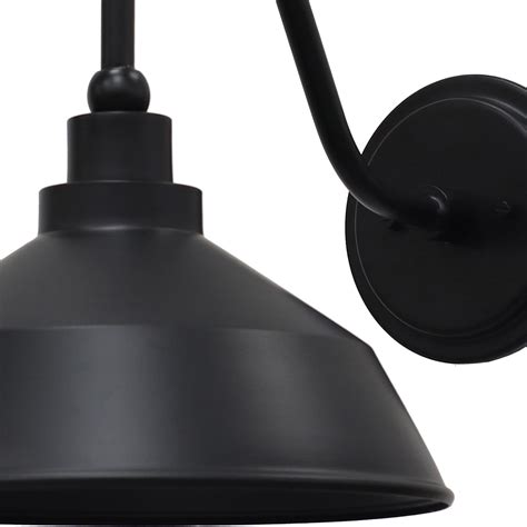 Homestead 18″ H Outdoor Black Barn Light | Essential Elements Lighting