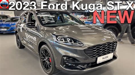 NEW 2023 Ford Kuga ST-Line X PHEV - REVIEW exterior & interior - YouTube