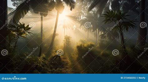 Landscape of rainforest stock image. Image of morning - 273458255