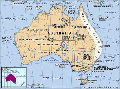 The Great Dividing Range Australia Map - Darice Fleurette