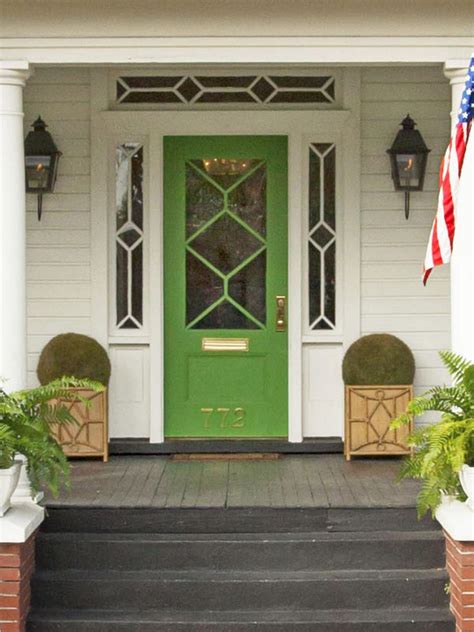 Exterior Colors | Green Front Door Ideas – Craftivity Designs