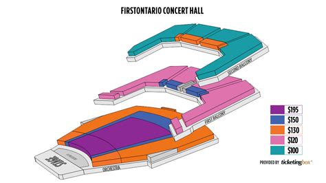 Hamilton FirstOntario Concert Hall Seating Chart