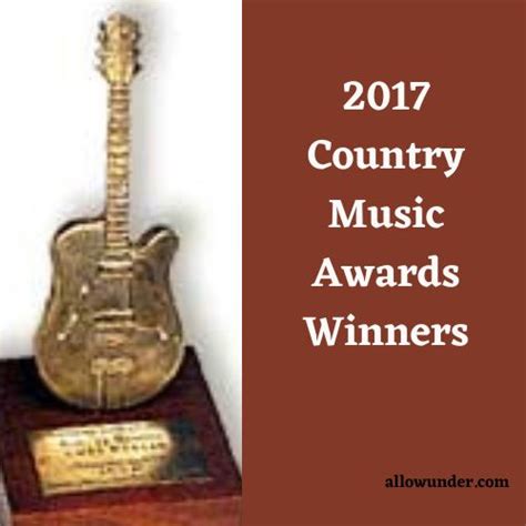 2007 Country Music Awards Winners - All Down Under