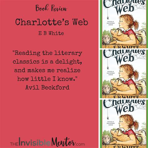 Charlotte’s Web by E B White, a Book Review - The Invisible Mentor