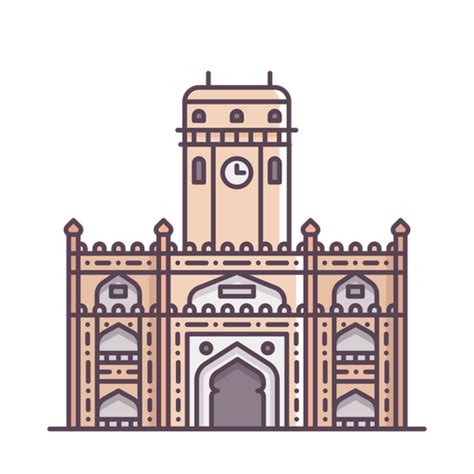 Surat Municipal Corporation Icon - Download in Colored Outline Style