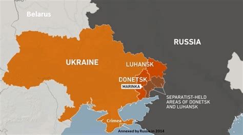 Map of Russia and Ukraine Conflict: Explained