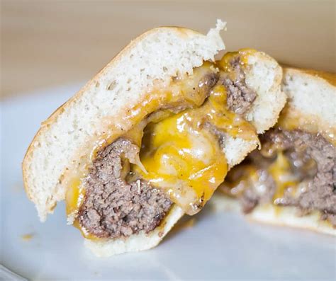 Cheese Stuffed Cheeseburger Recipe - Domestically Speaking