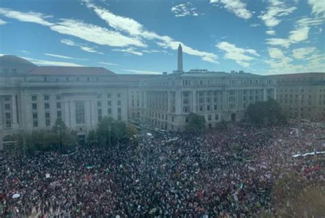 Hundreds of Thousands March in Washington DC to Demand an End to Israeli War, Siege on Gaza ...