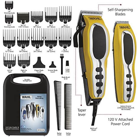 Wahl Groom Pro Total Body Grooming Kit, High-Carbon Steel Blades, Hair Clippers for Full-Body ...