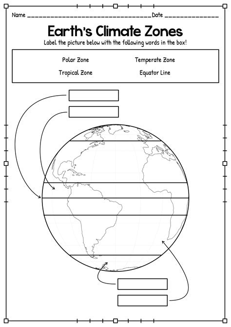 Climate Worksheets Pdf