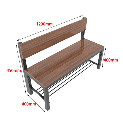 Locker benches In Metal Structure and MFC+melamine surface