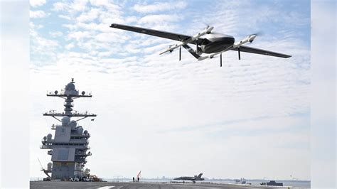 Navy Tests Autonomous Aerial Supply Drone From Its Newest Supercarrier