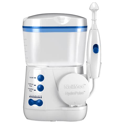 NeilMed Hydropulse Multi-Speed Electric Pulsating Nasal Irrigation ...