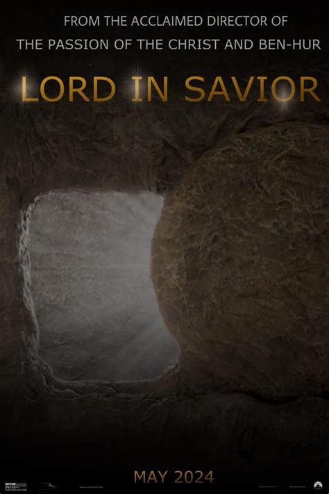 Lord In Savior Easter 2024 Poster : r/Paramount