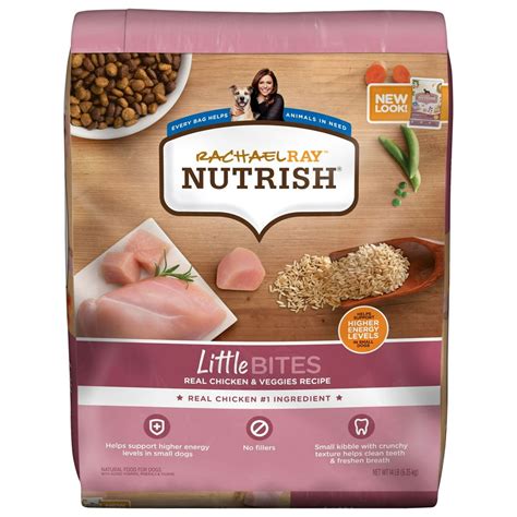 Rachael Ray Nutrish Little Bites Small Breed Natural Premium Dry Dog Food, Real Chicken ...