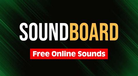 Soundboard - TunePocket Online Sound Effects Board [Free]