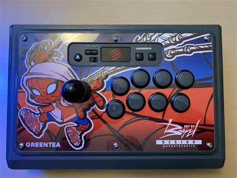 ArtStation - Custom Arcade Stick Art For GreenTea