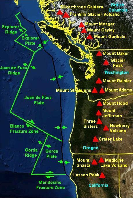 Cascade Volcanoes - Wikipedia