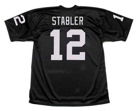 KEN STABLER | Oakland Raiders 1976 Home Wilson Throwback NFL Football ...