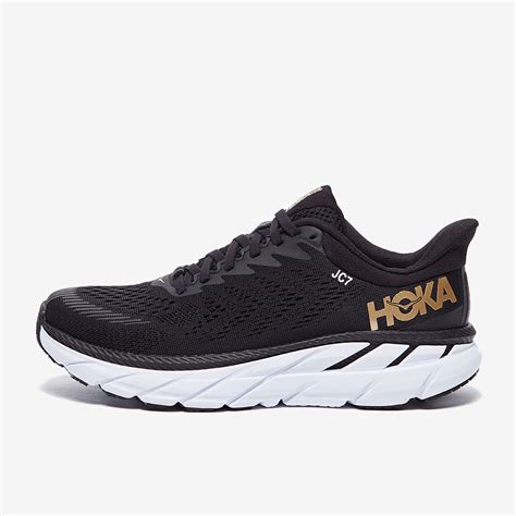 Hoka Womens Clifton 7 - Black/Bronze - Womens Shoes | Pro:Direct Soccer