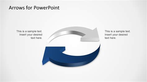 3D Arrows PowerPoint Template - SlideModel