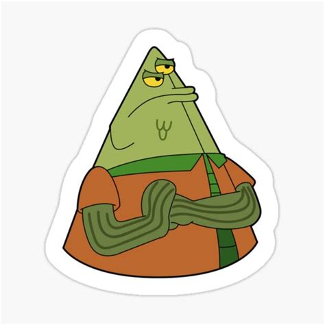 "SpongeBob Flats the Flounder" Sticker for Sale by kylebarr19 | Redbubble