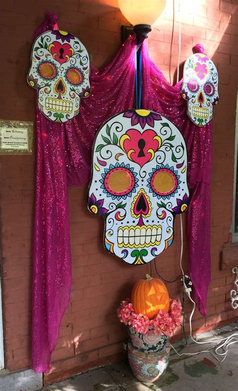 Halloween Decor, Dia De Los Muertos Style! or…What I did outside the ...