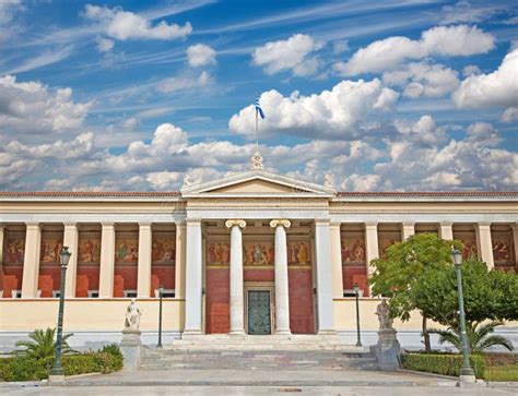 National And Kapodistrian University Of Athens. Stock Image - Image of architectural, university ...